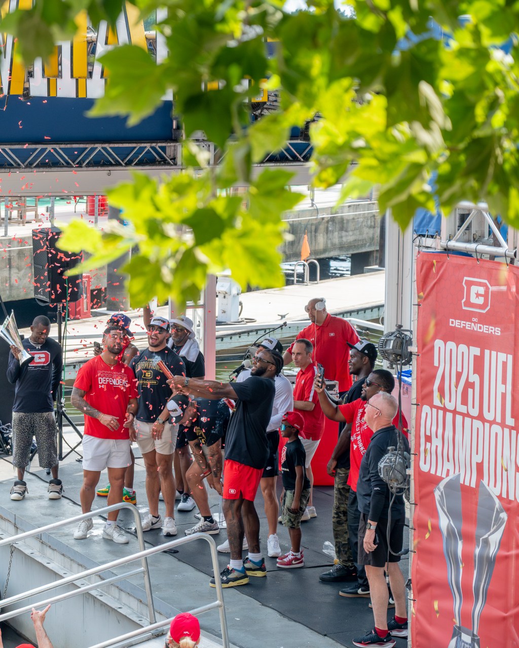 D.C. Defenders welcome fans to 2025 championship&nbsp;celebration